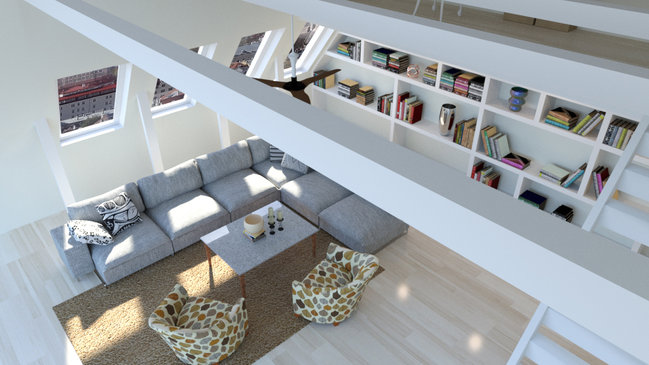 The PerspectX Attic by: PerspectX, 3D Models by Daz 3D