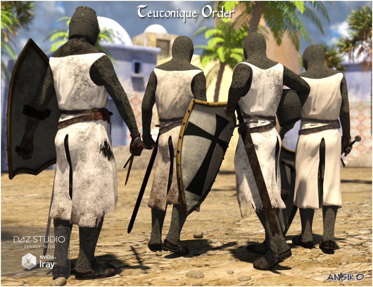 The Templar Textures The Templar Textures by: Ansiko, 3D Models by Daz 3D