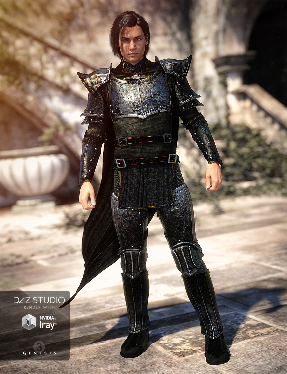 Chevalier Armor for Genesis 3 Male(s)