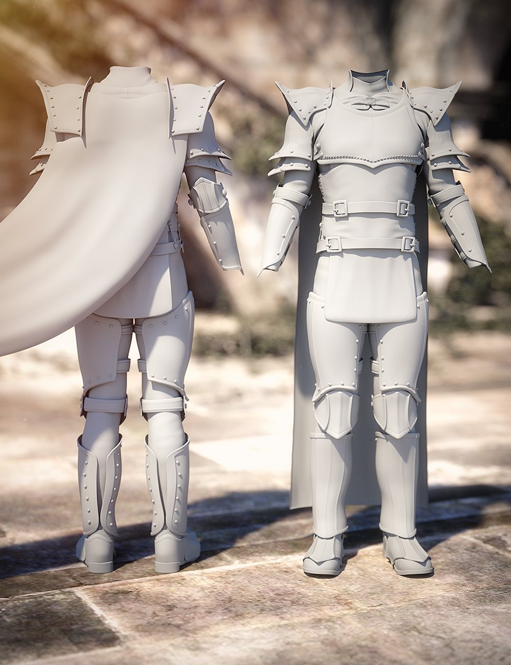 Chevalier Armor for Genesis 3 Male(s) by: Anna BenjaminBarbara Brundon, 3D Models by Daz 3D