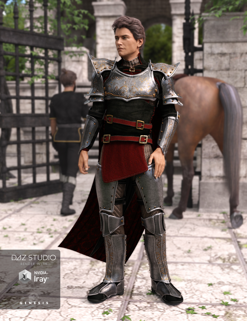 Chevalier Armor Textures by: Anna Benjamin, 3D Models by Daz 3D