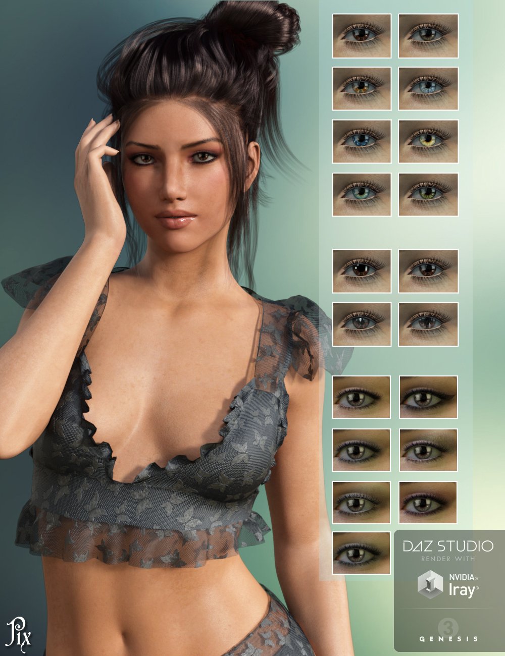 Pix Lucy for Genesis 3 Female(s) Pix Lucy for Genesis 3 Female(s) by: Pixeluna, 3D Models by Daz 3D
