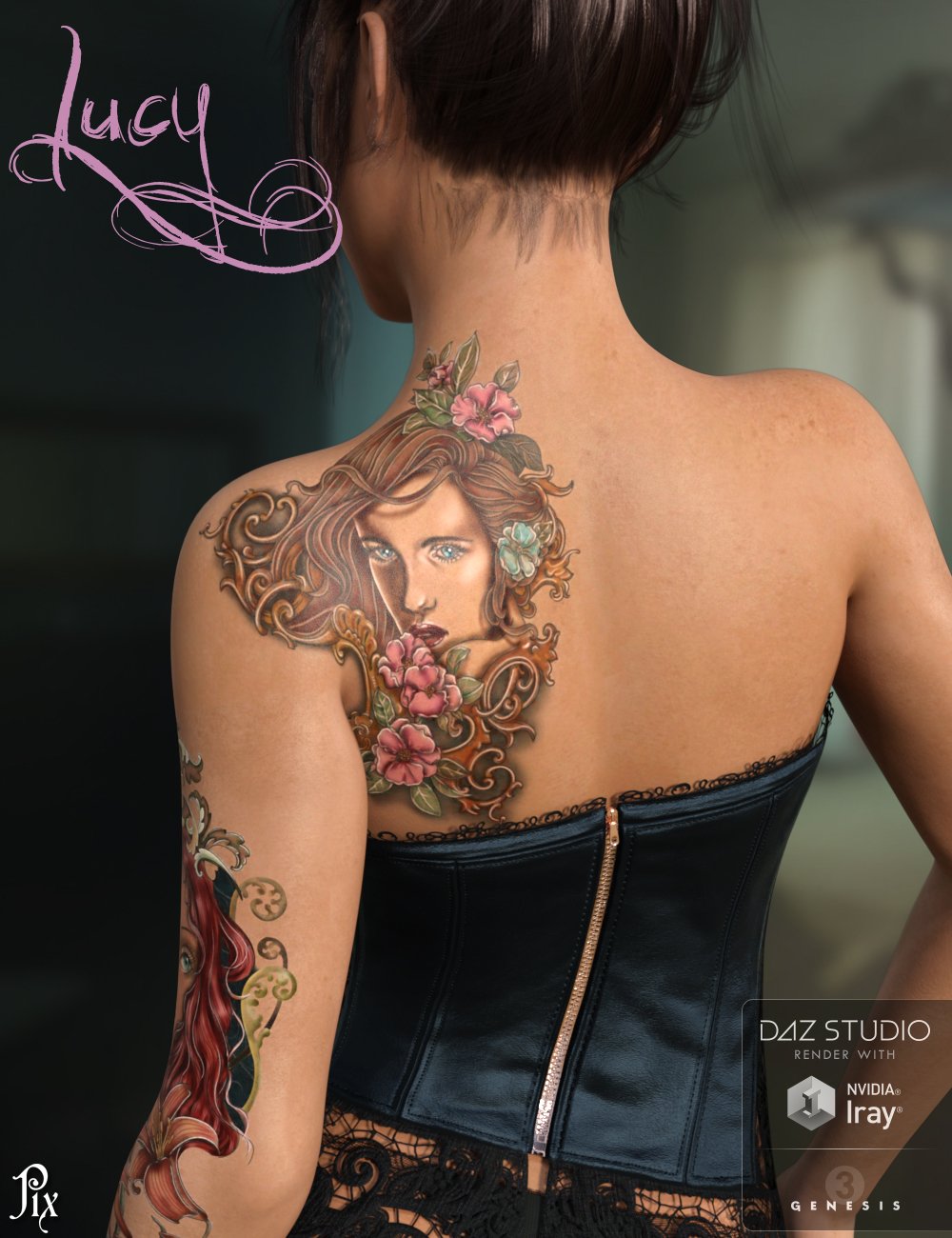 Pix Lucy for Genesis 3 Female(s) Pix Lucy for Genesis 3 Female(s) by: Pixeluna, 3D Models by Daz 3D
