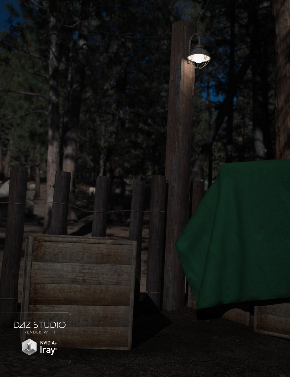 The Back Fence 3 by: , 3D Models by Daz 3D