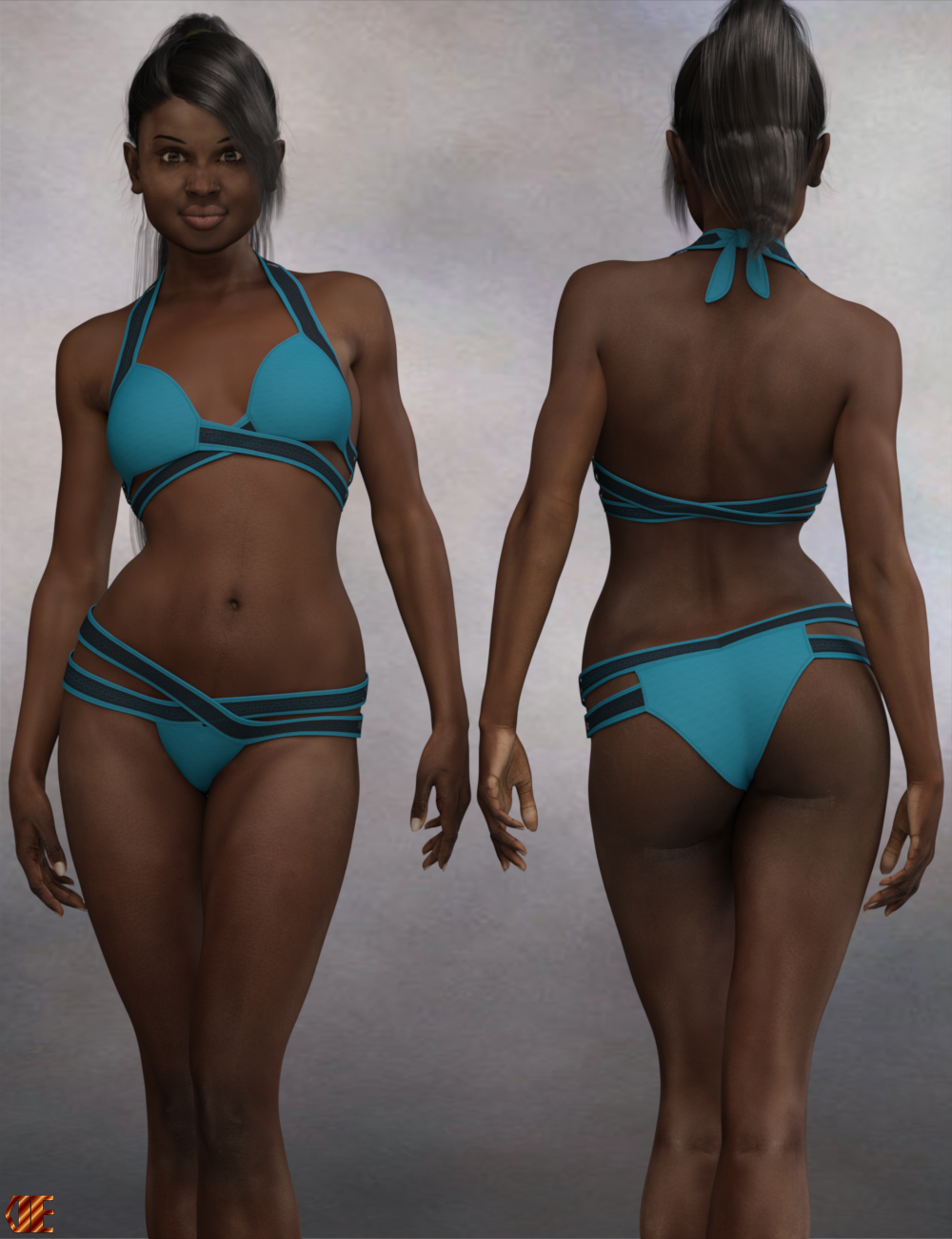DE Nadira for Monique 7 by: Dark-Elf, 3D Models by Daz 3D