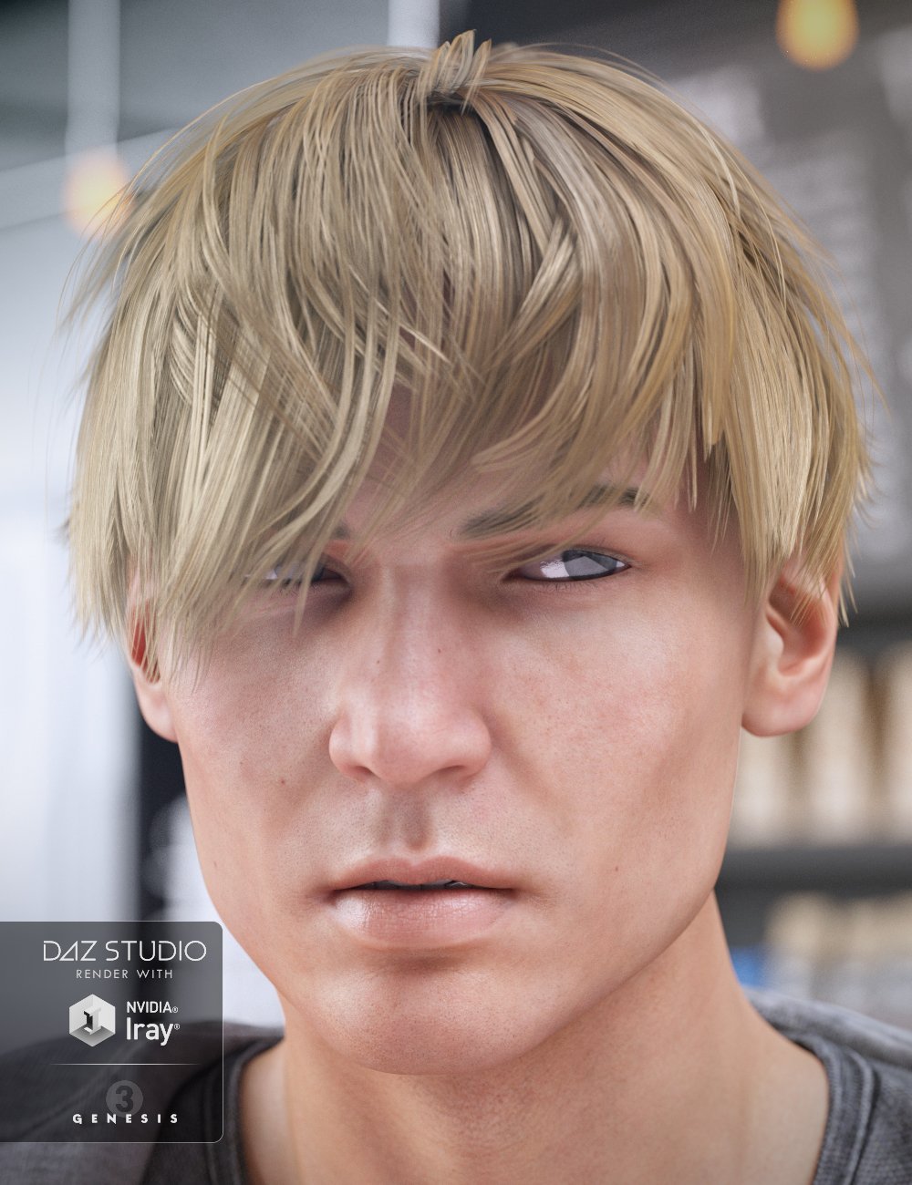AJ Hair for Genesis 3 Male(s) AJ Hair for Genesis 3 Male(s) by: goldtassel, 3D Models by Daz 3D