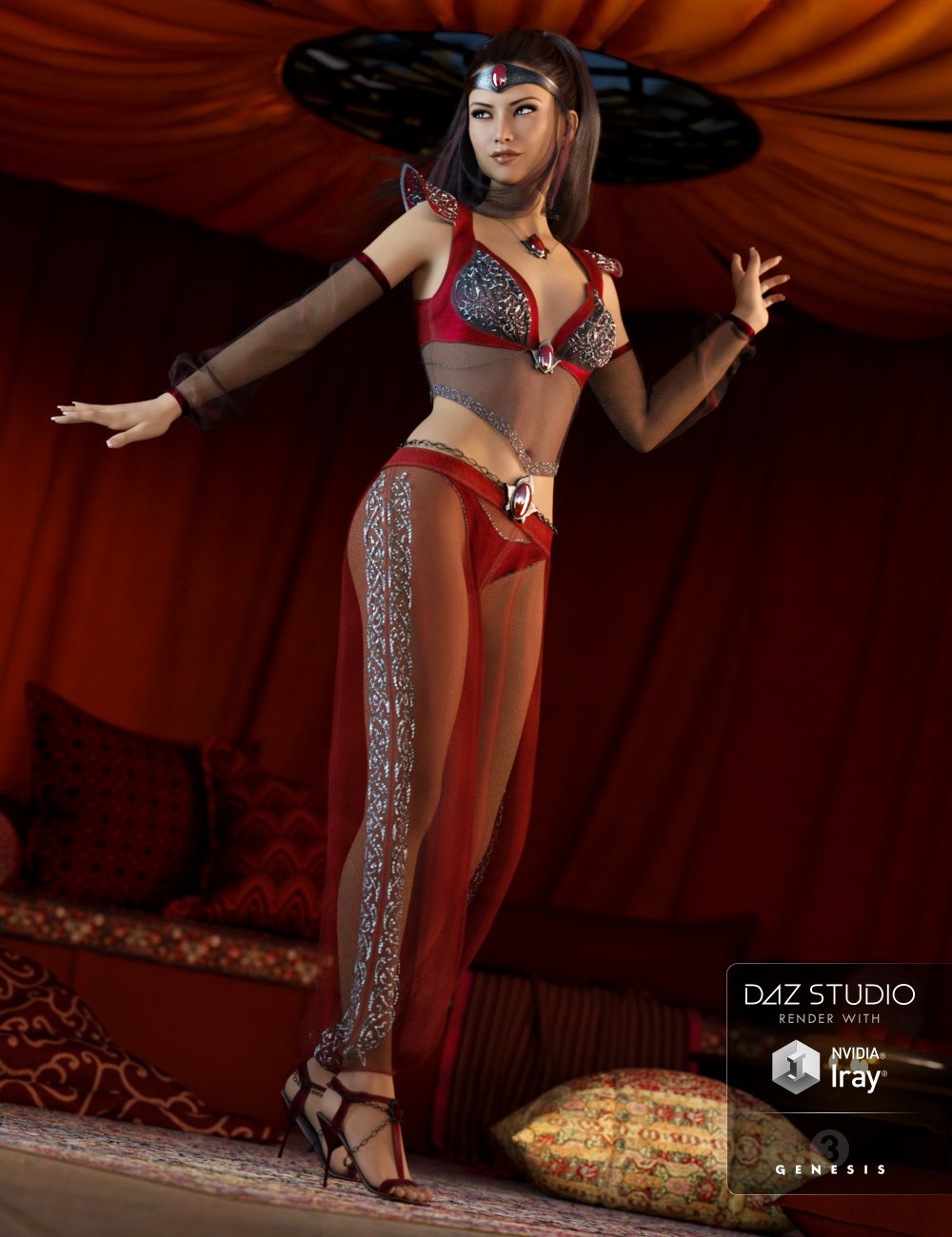 Wish Granter Outfit for Genesis 3 Female(s)