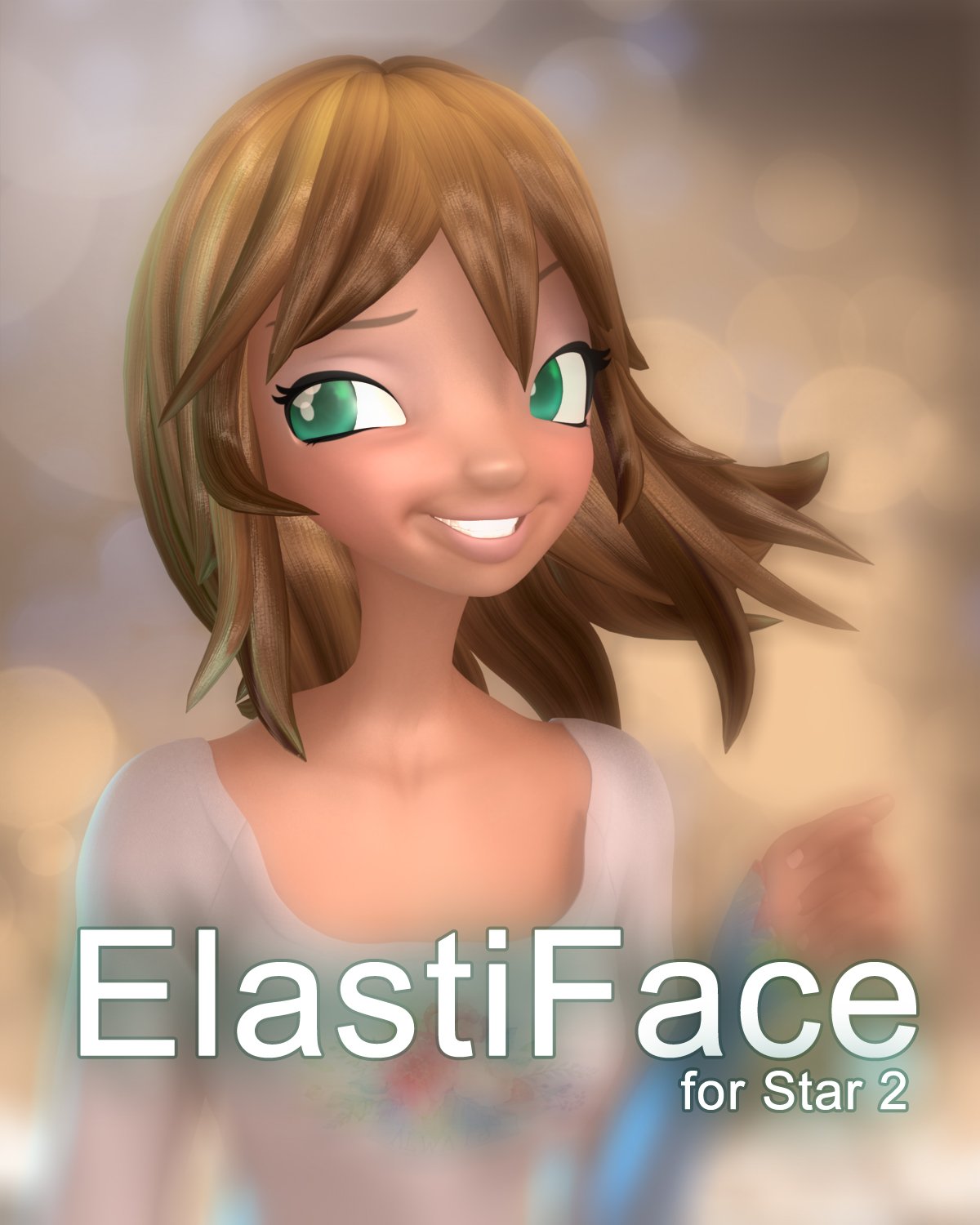 ElastiFace Expressions for Star 2 by: TheNathanParable, 3D Models by Daz 3D
