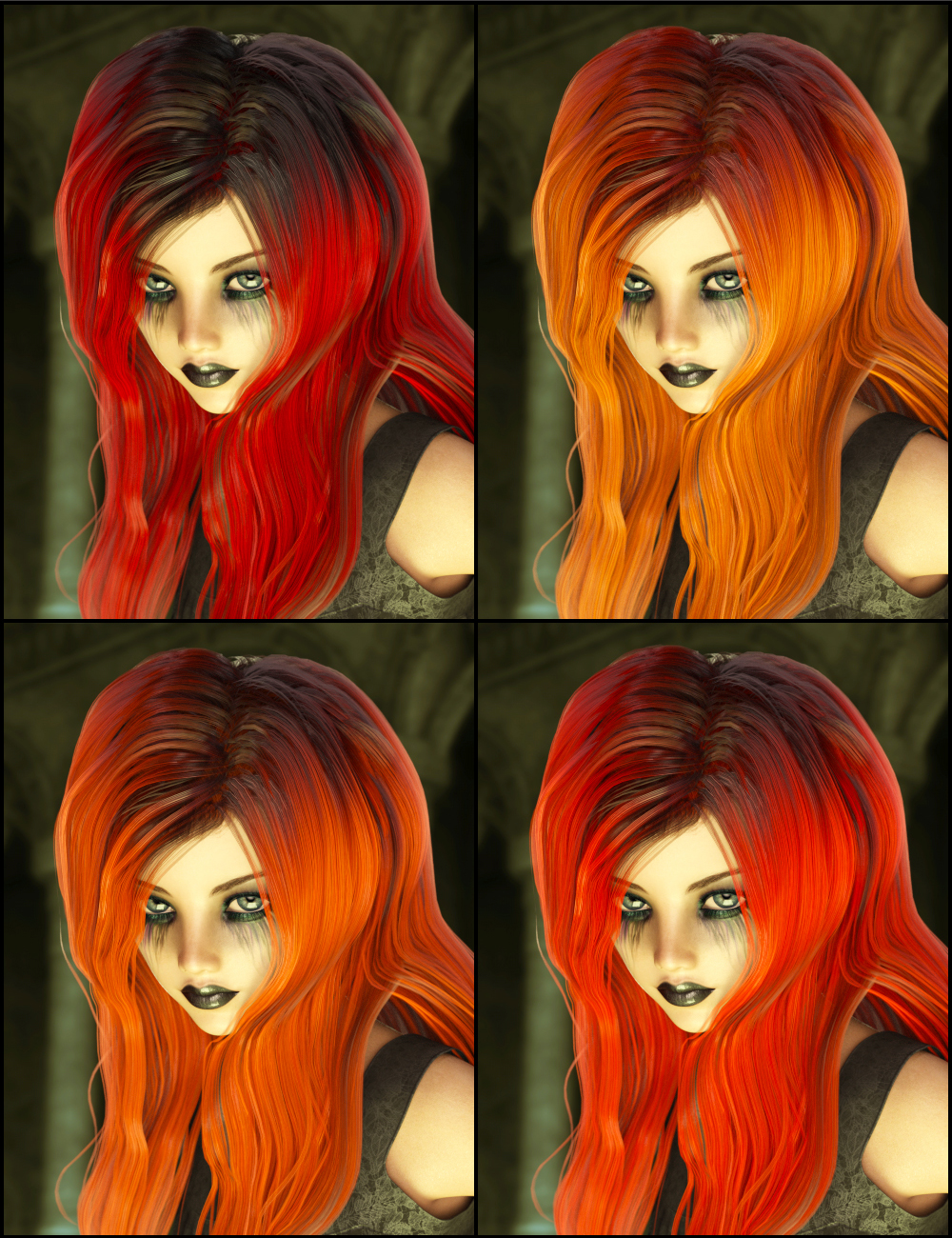 Waif Hair for Genesis 3 Female(s) by: 3DCelebrity, 3D Models by Daz 3D