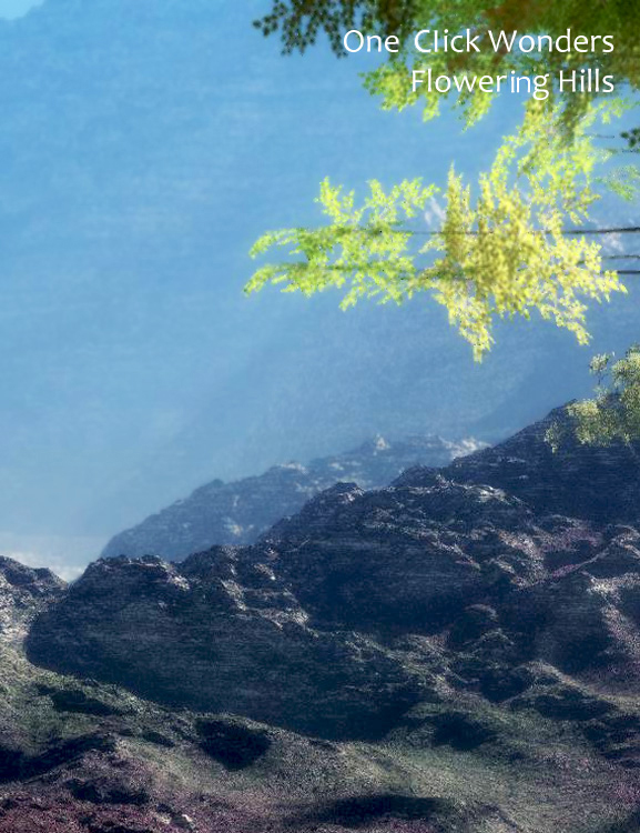 Flowering Hills for Vue - One Click Wonders Flowering Hills for Vue - One Click Wonders by: MartinJFrost, 3D Models by Daz 3D