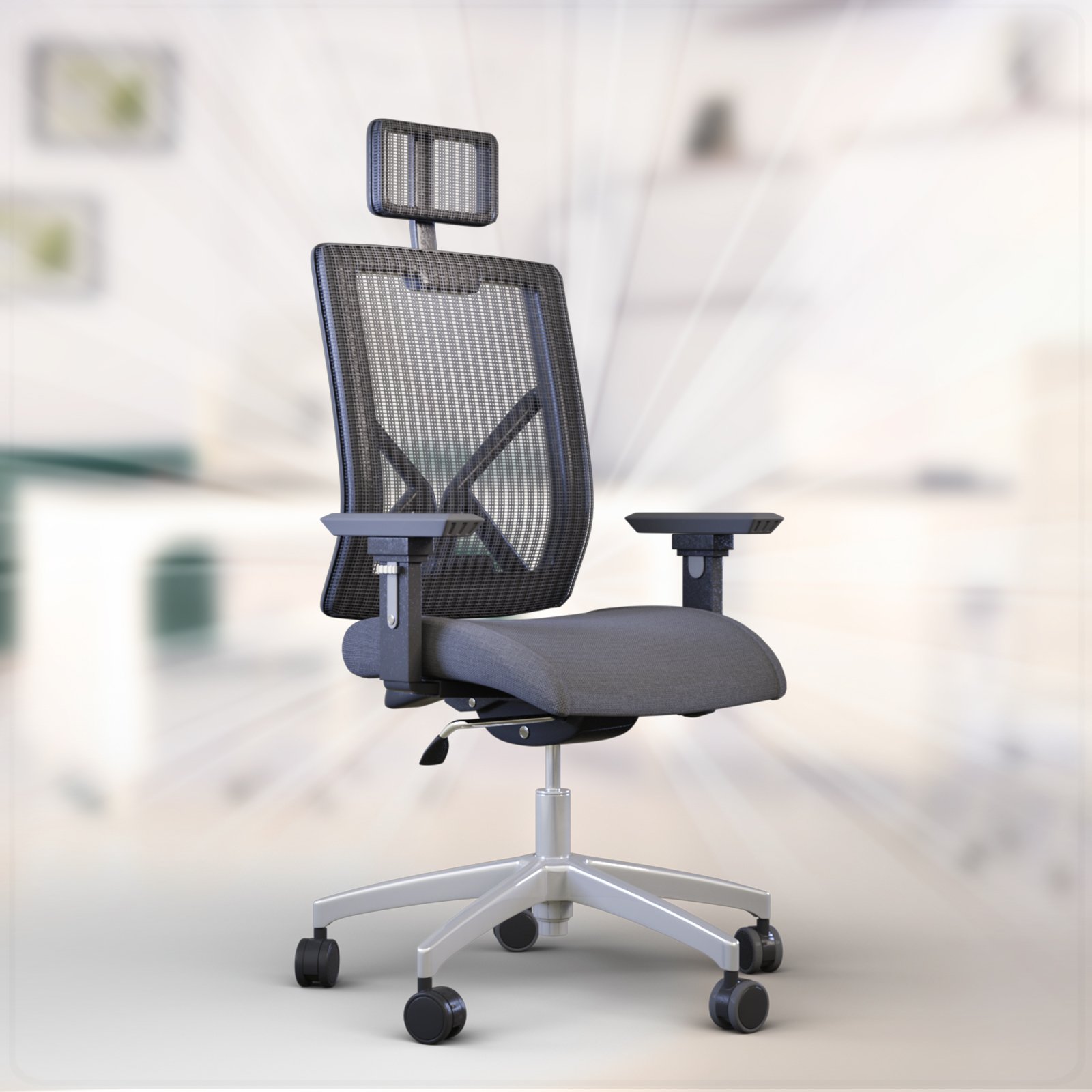 Z Morphing Office Chair & Poses by: Zeddicuss, 3D Models by Daz 3D