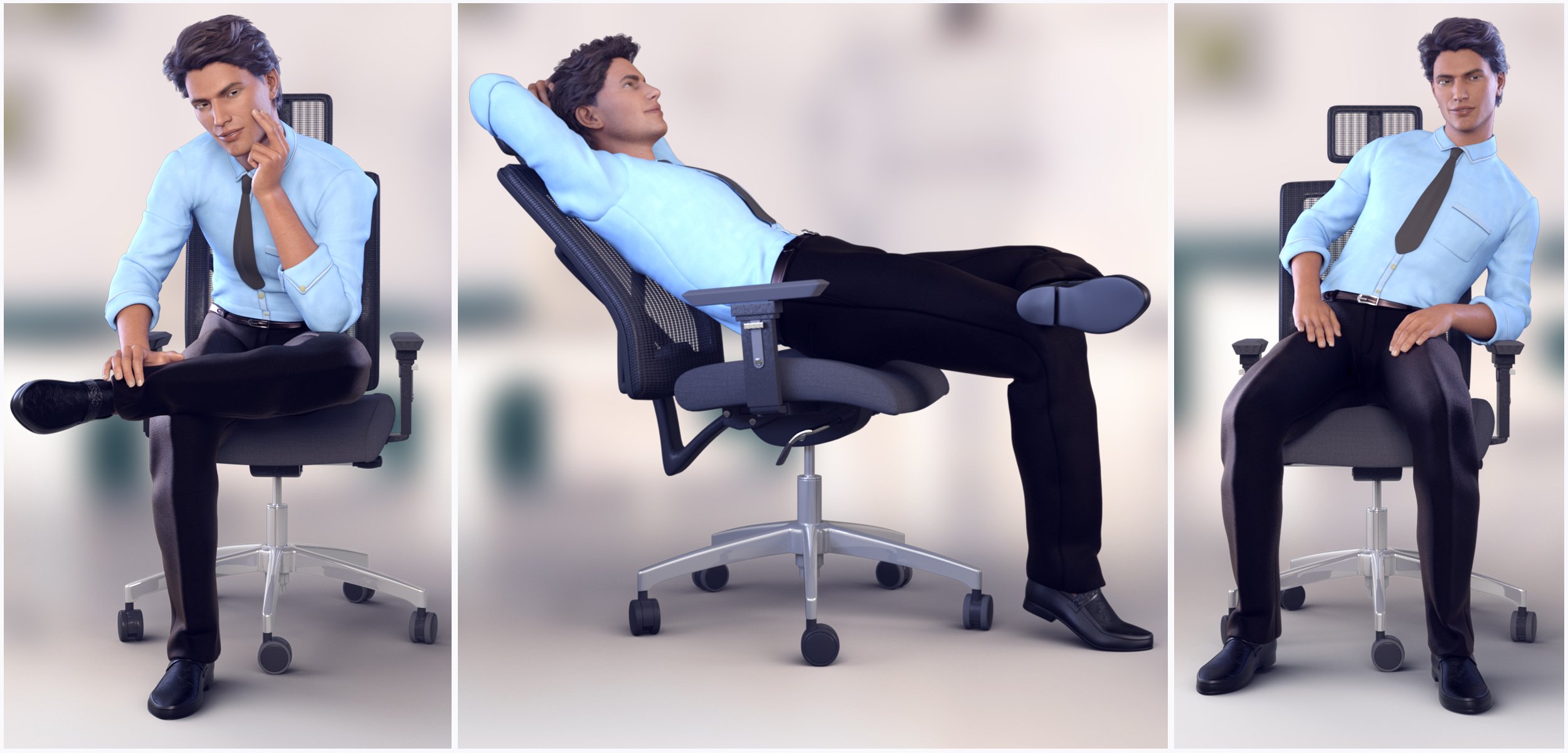 Z Morphing Office Chair & Poses Z Morphing Office Chair & Poses by: Zeddicuss, 3D Models by Daz 3D