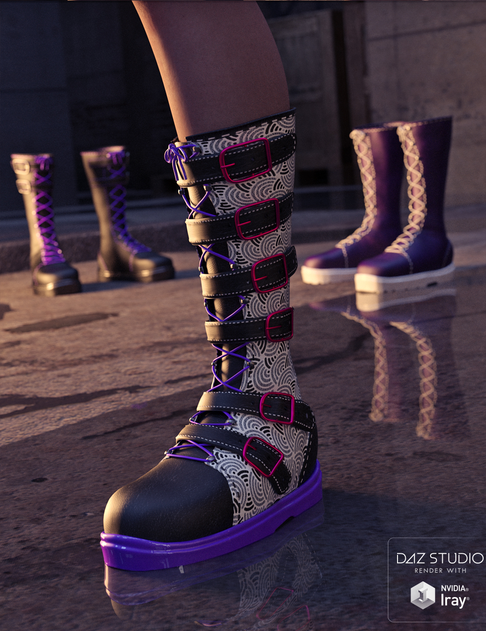 Real Jammin TreadZ by: ForbiddenWhispers, 3D Models by Daz 3D