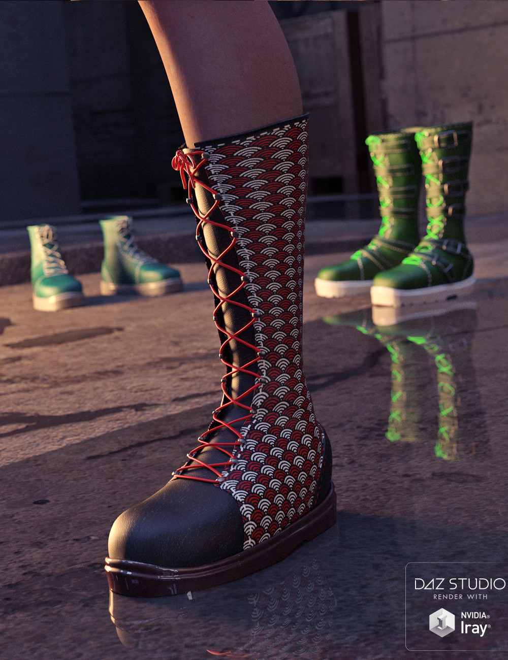Real Jammin TreadZ by: ForbiddenWhispers, 3D Models by Daz 3D