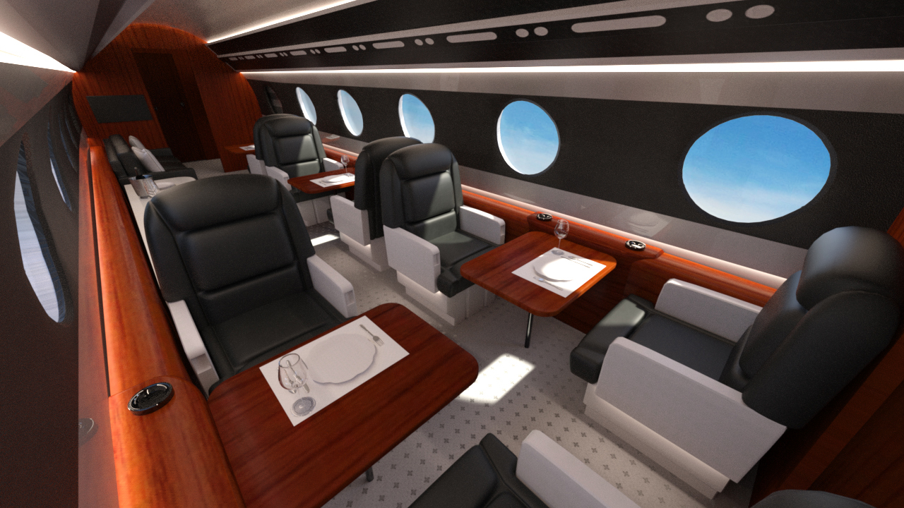 Private Jet Designer Private Jet Designer by: PerspectX, 3D Models by Daz 3D
