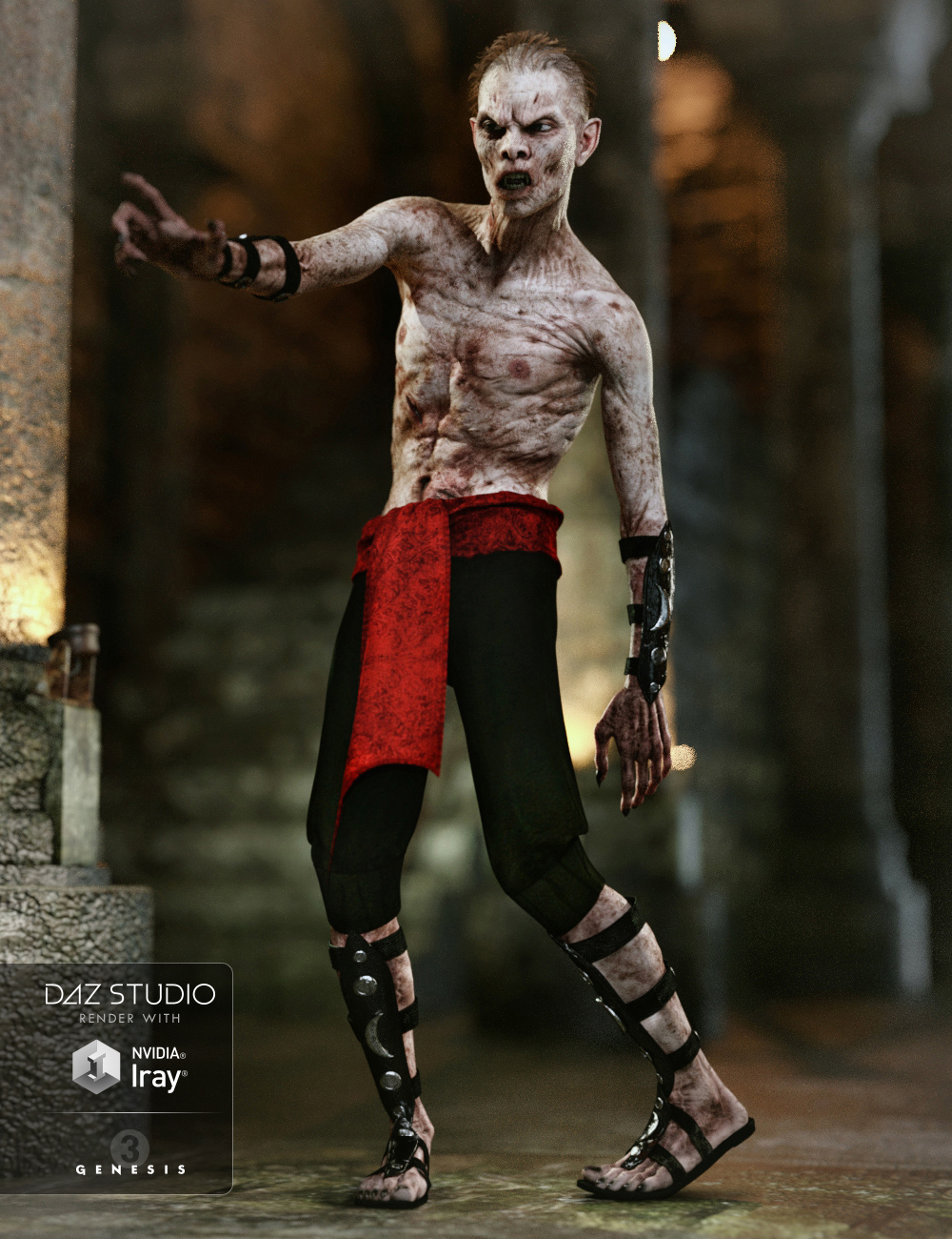 Blood Moon Outfit for Genesis 3 Male(s)