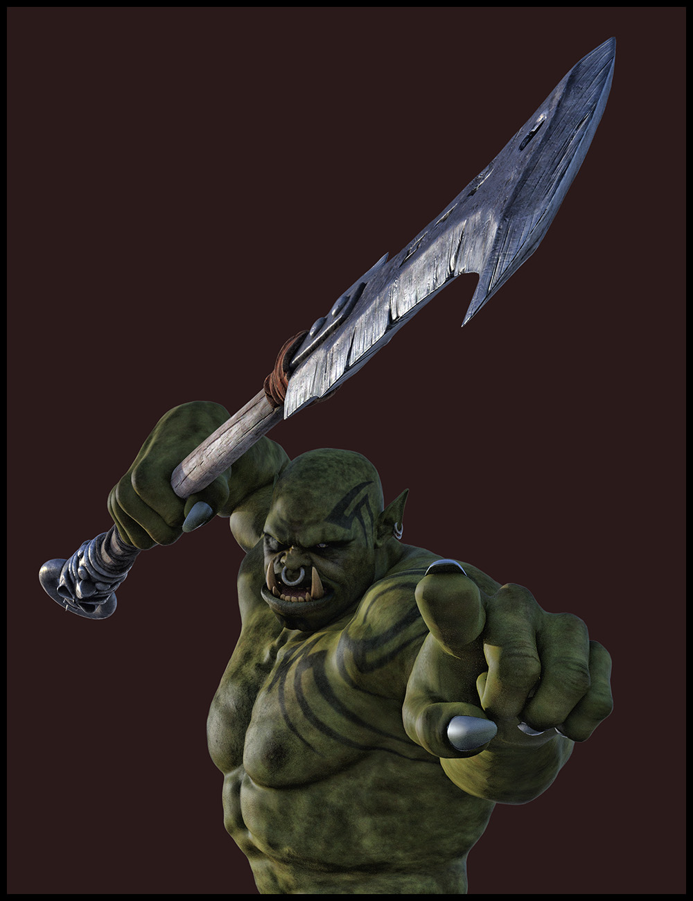 Brutal Weapons and Poses by: Strangefate, 3D Models by Daz 3D