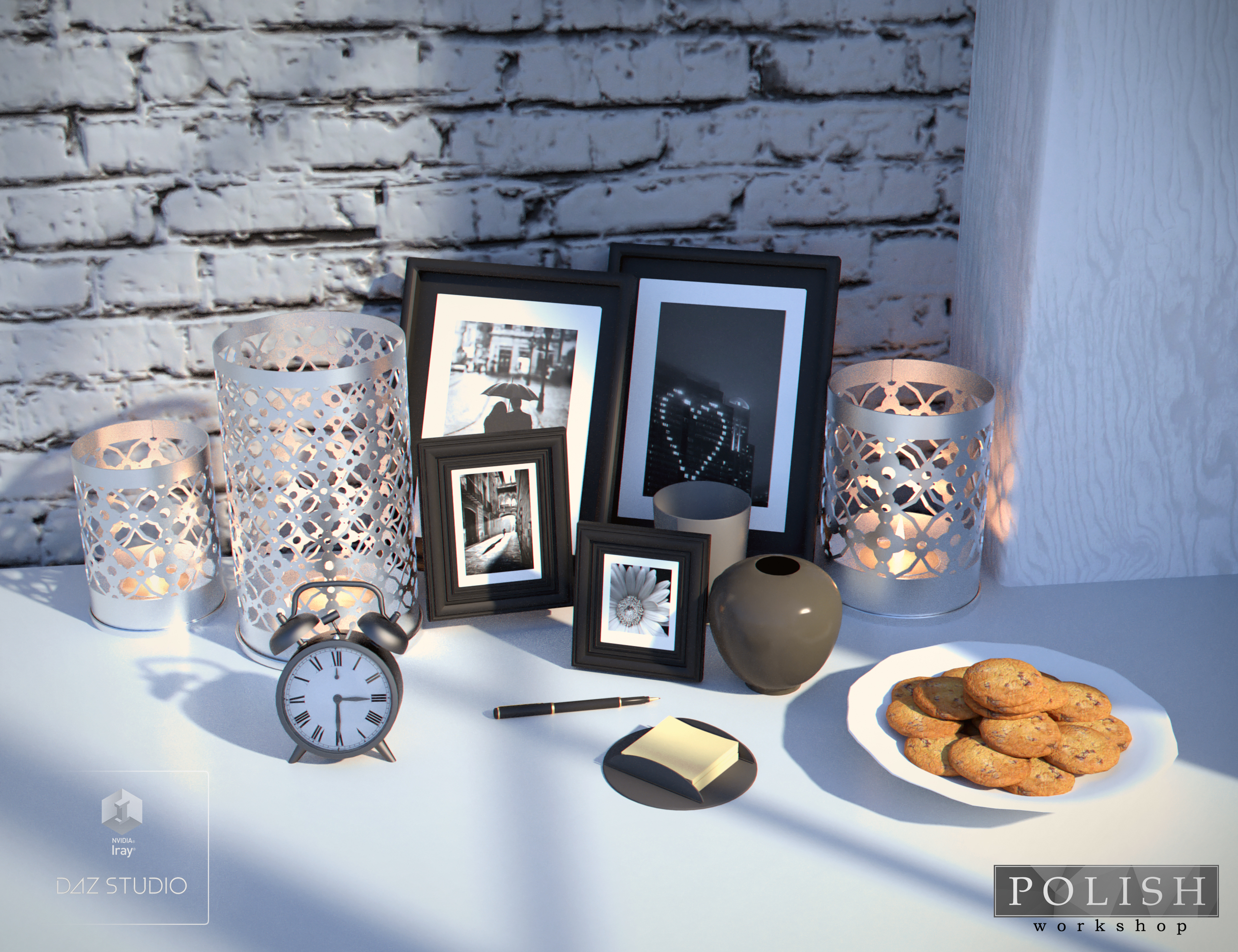 Cozy Bedroom Items Cozy Bedroom Items by: Polish, 3D Models by Daz 3D