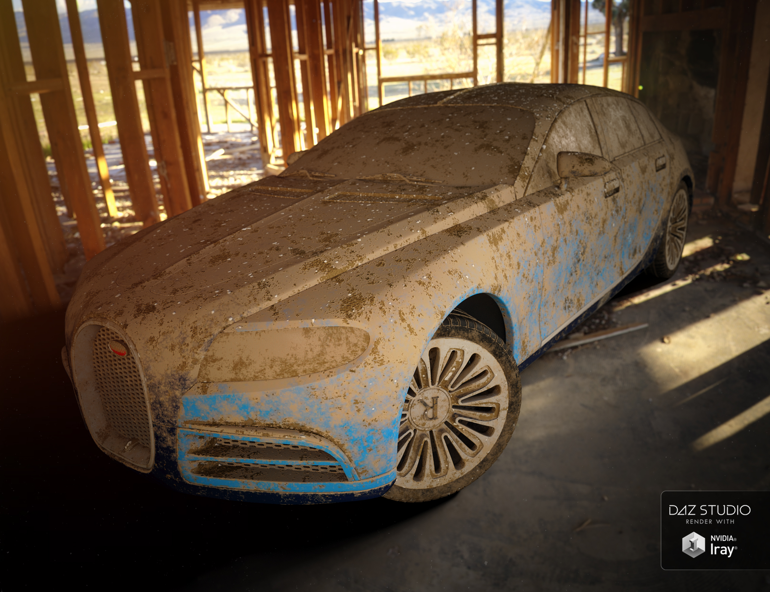 Car Roland Iray Addon by: Dumor3D, 3D Models by Daz 3D