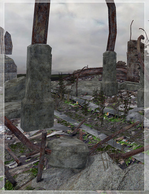 Urban Ruins by: , 3D Models by Daz 3D