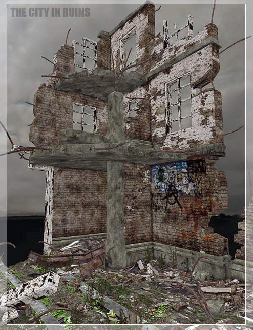 Urban Ruins by: , 3D Models by Daz 3D