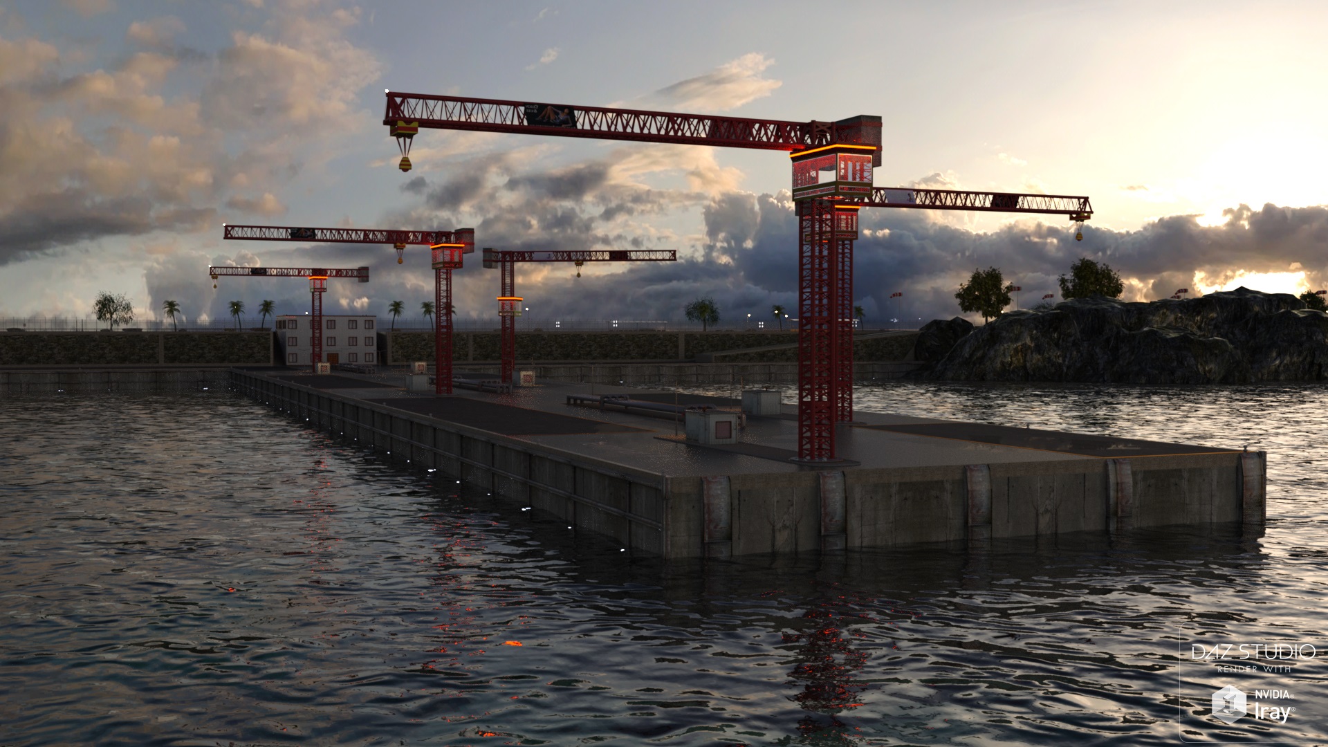 Airport Island - Airport by: PW Productions, 3D Models by Daz 3D
