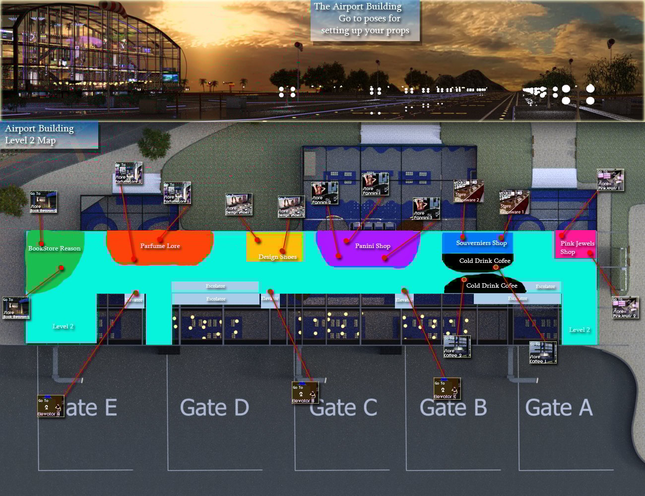 Airport Island - Airport Airport Island - Airport by: PW Productions, 3D Models by Daz 3D