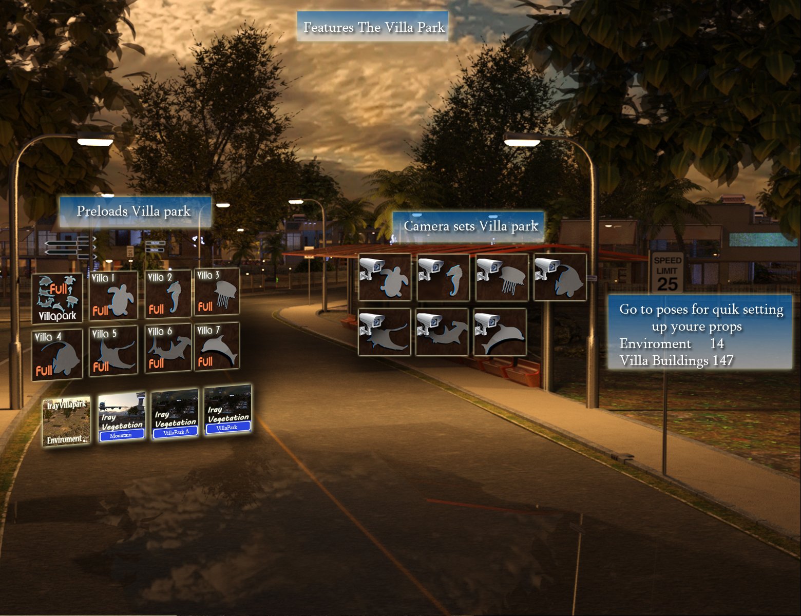 Airport Island - Villa Park Airport Island - Villa Park by: PW Productions, 3D Models by Daz 3D