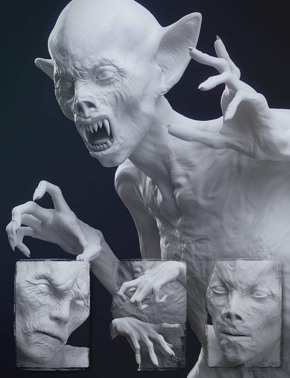 Undead Creature Creator HD Morph Pack for Genesis 3 Male by: , 3D Models by Daz 3D