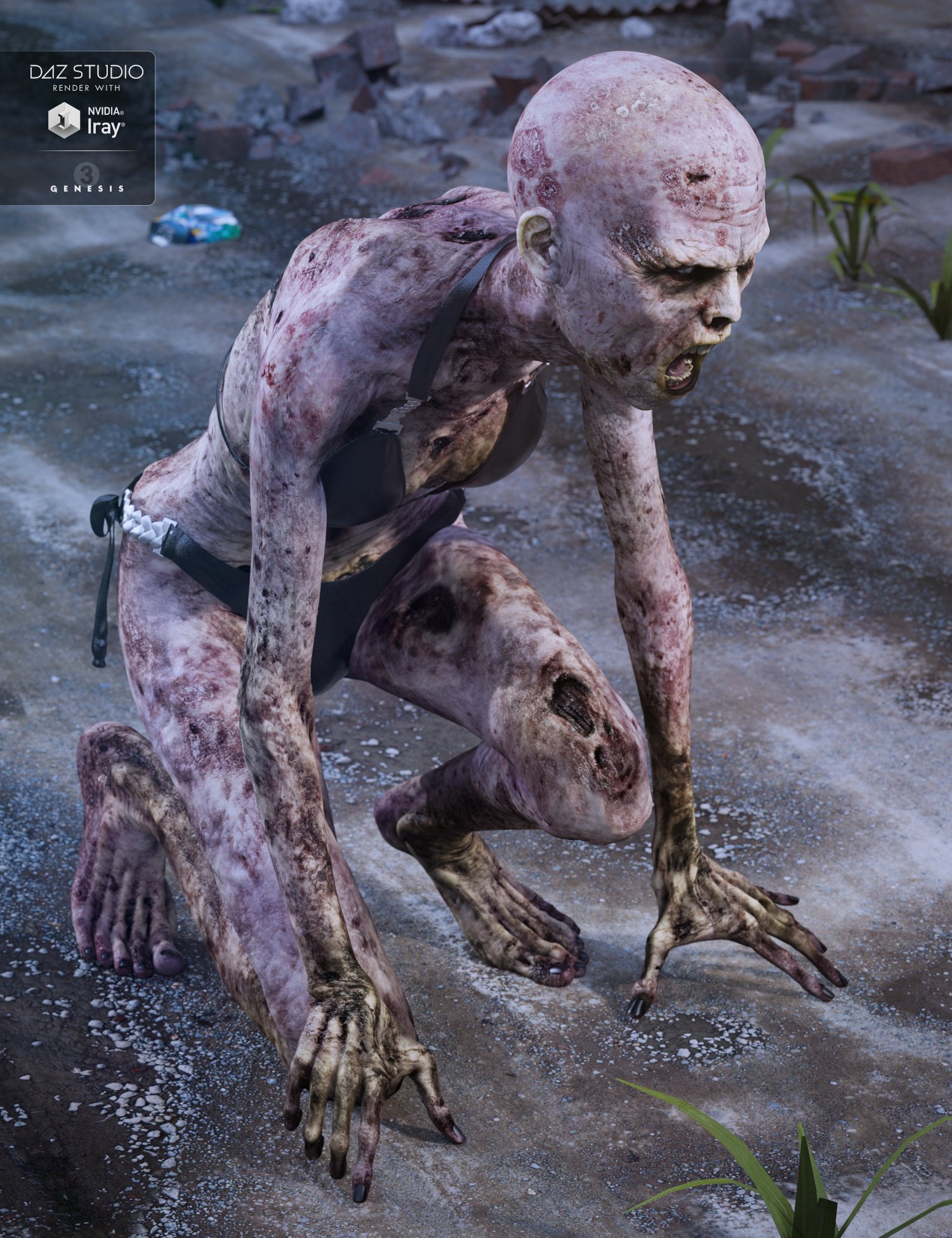 Lucille Zombie for Genesis 3 Female(s) Lucille Zombie for Genesis 3 Female(s) by: , 3D Models by Daz 3D