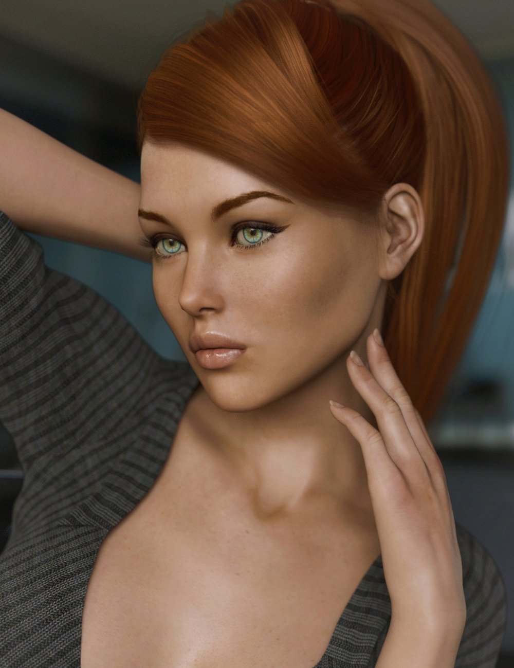 Caitlin for Genesis 3 Female(s) by: addy, 3D Models by Daz 3D