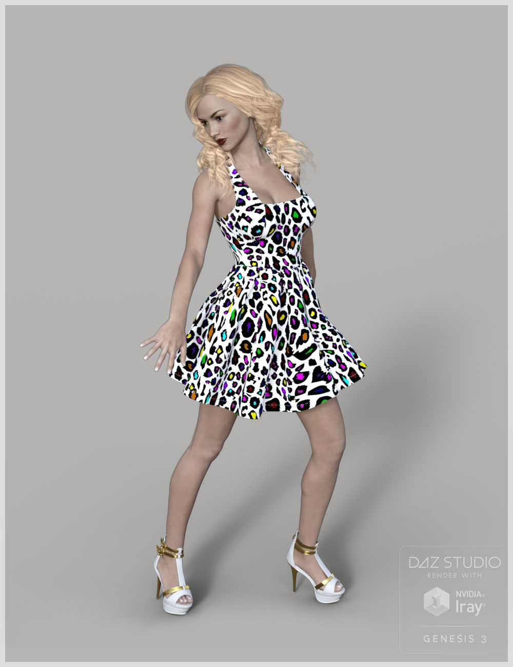 Braces Sun Dress for Genesis 3 Female(s) Braces Sun Dress for Genesis 3 Female(s) by: Cute3D, 3D Models by Daz 3D