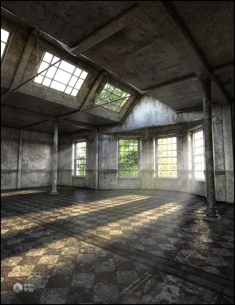 West Park Day Room Iray Addon by: Jack Tomalin, 3D Models by Daz 3D