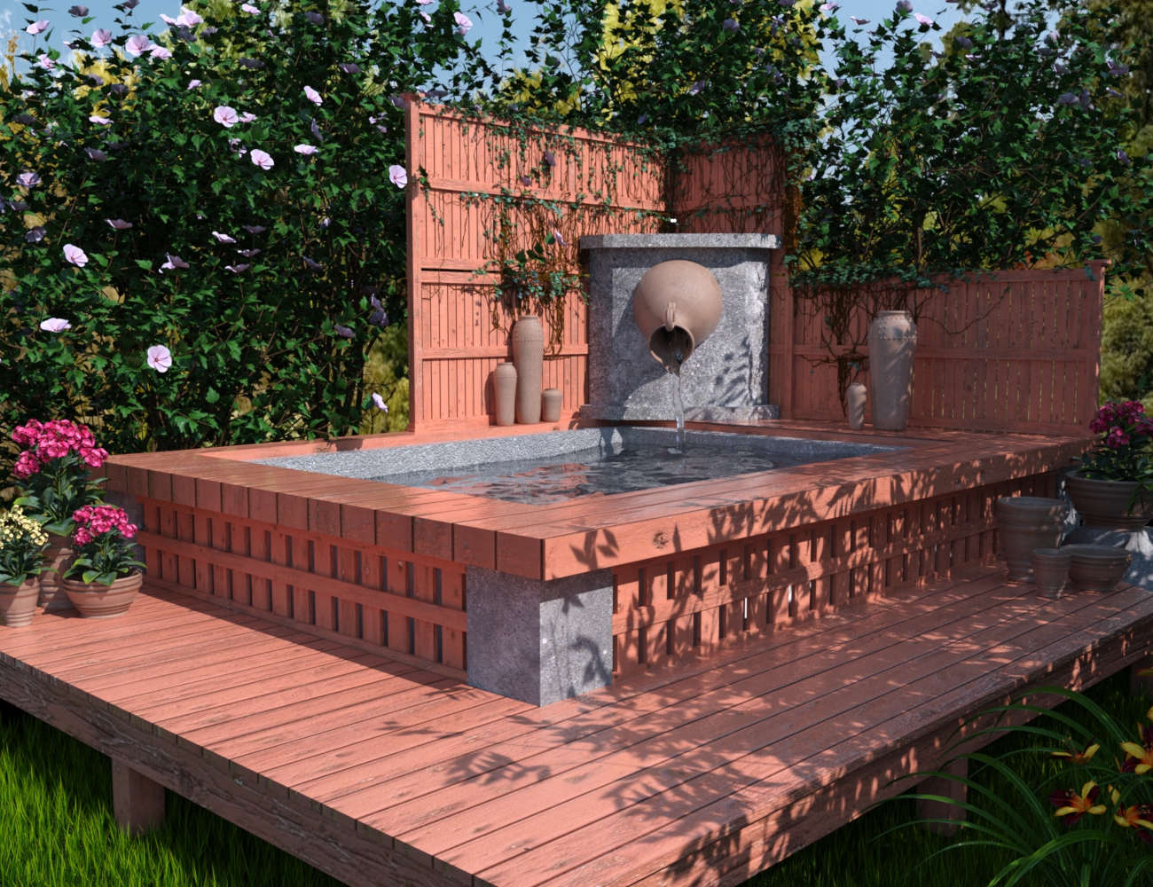 Fountain Collection for Iray Fountain Collection for Iray by: ImagineX, 3D Models by Daz 3D