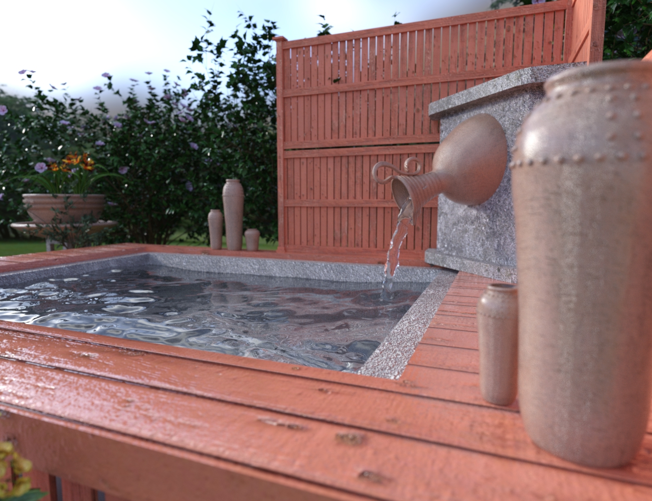 Fountain Collection for Iray Fountain Collection for Iray by: ImagineX, 3D Models by Daz 3D