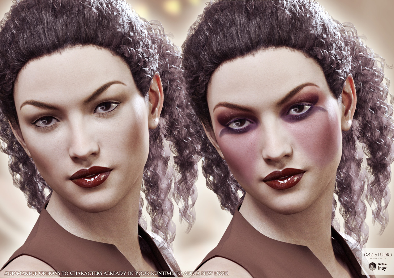 Extreme Closeup: Smoldering Pastels for Genesis 3 Female by: ForbiddenWhispers, 3D Models by Daz 3D