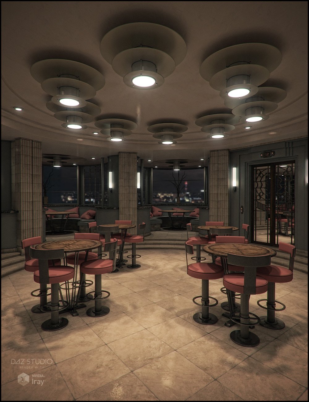 Deco 12th Floor by: Jack Tomalin, 3D Models by Daz 3D