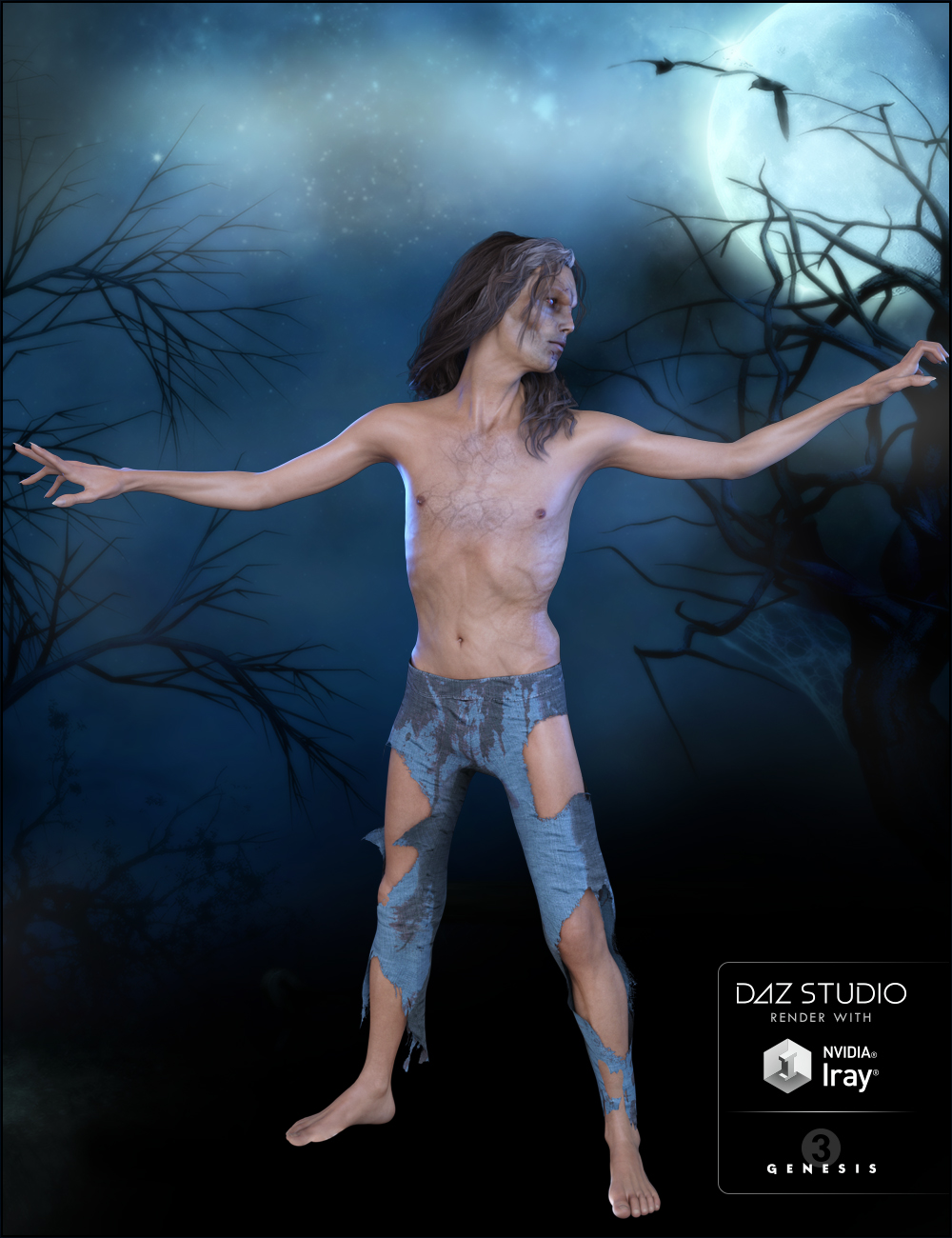 FWSA Lorcan HD for Genesis 3 Male(s) by: Fred Winkler ArtSabby, 3D Models by Daz 3D