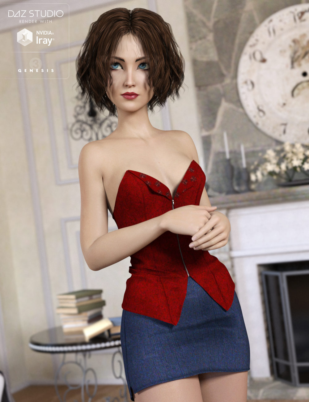 Lex Outfit Classic Texture Add-On by: bucketload3d, 3D Models by Daz 3D