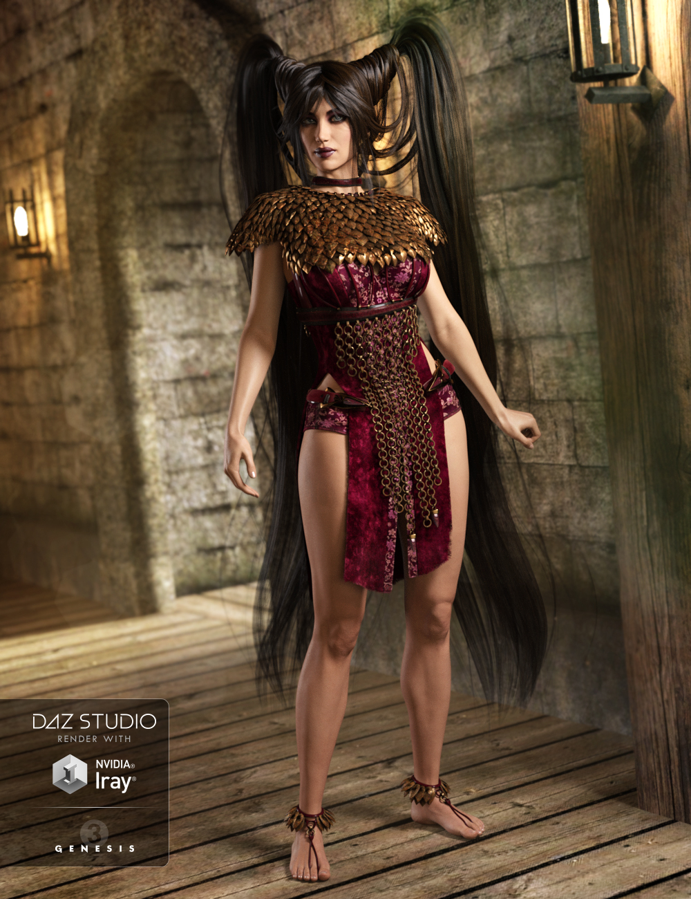 Keres Outfit Textures by: Arien, 3D Models by Daz 3D