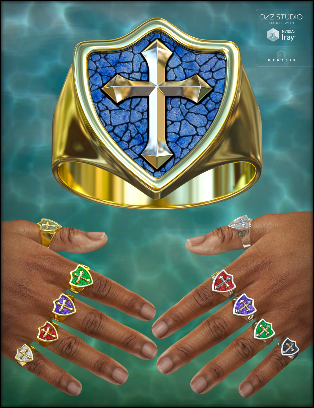 Ring Collection for Genesis 3 Male(s) Ring Collection for Genesis 3 Male(s) by: Fisty & Darc, 3D Models by Daz 3D