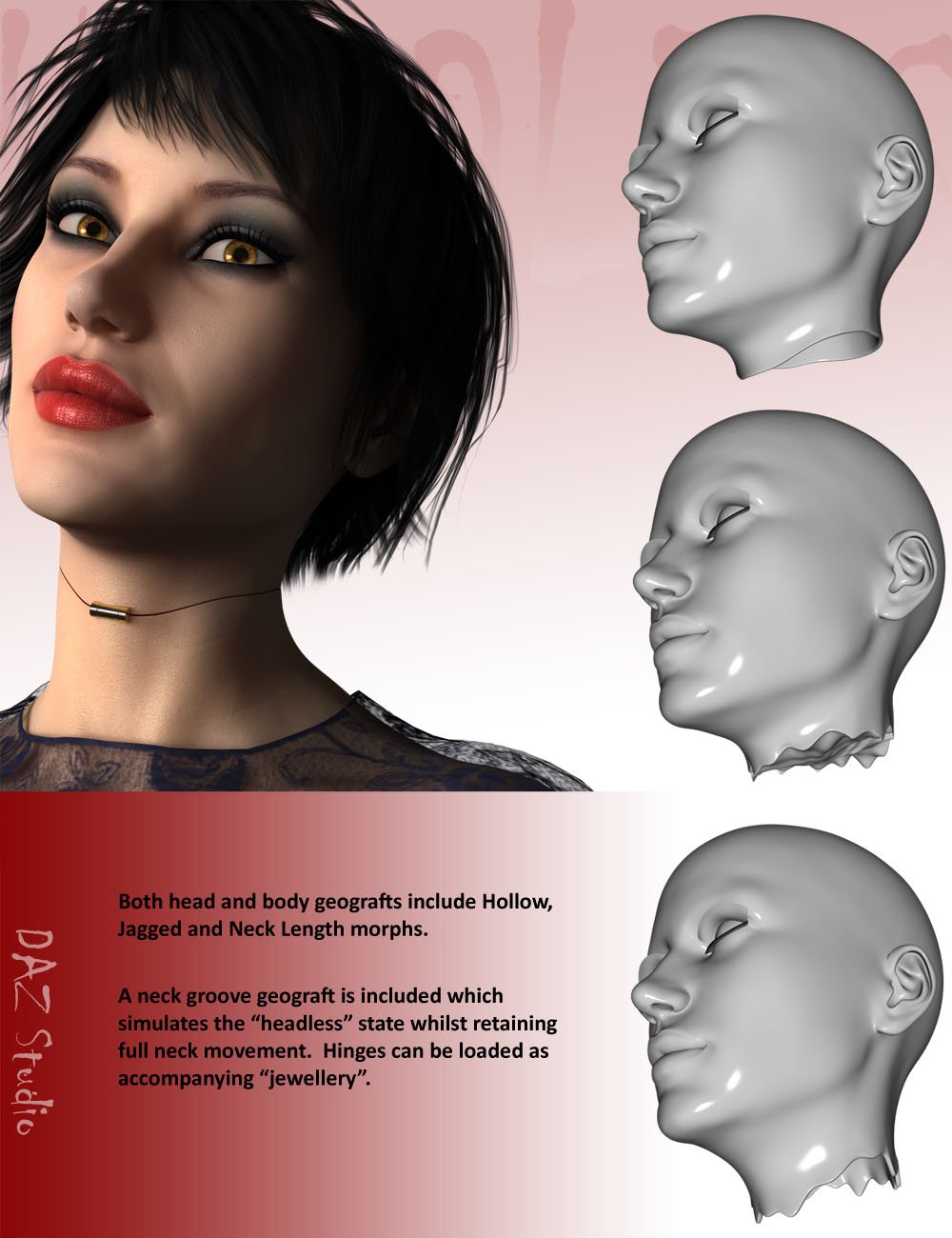 Headless for Lilith 7 and Genesis 3 Female(s) Headless for Lilith 7 and Genesis 3 Female(s) by: Cayman Studios, 3D Models by Daz 3D