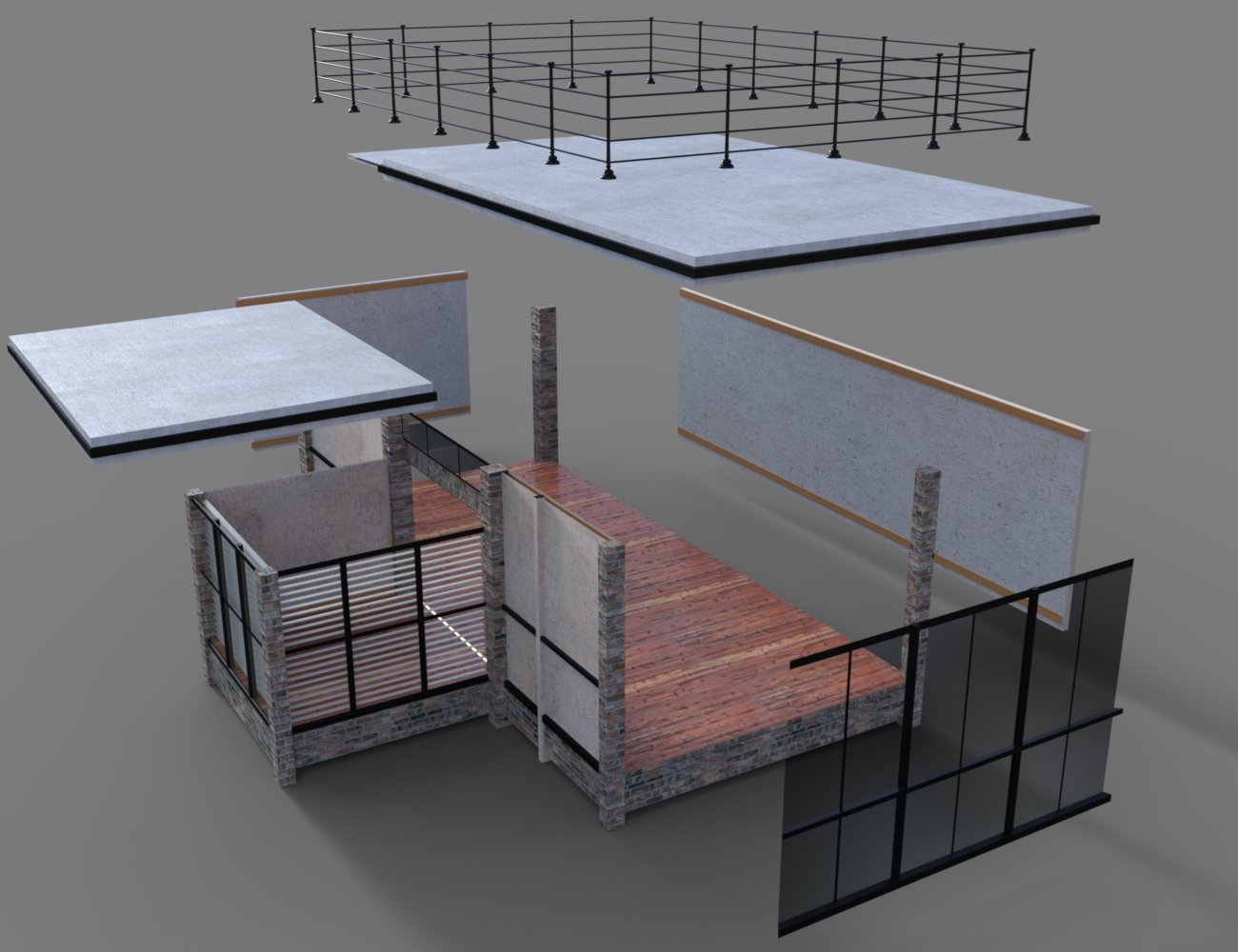 Modular Home Builder by: ImagineX, 3D Models by Daz 3D