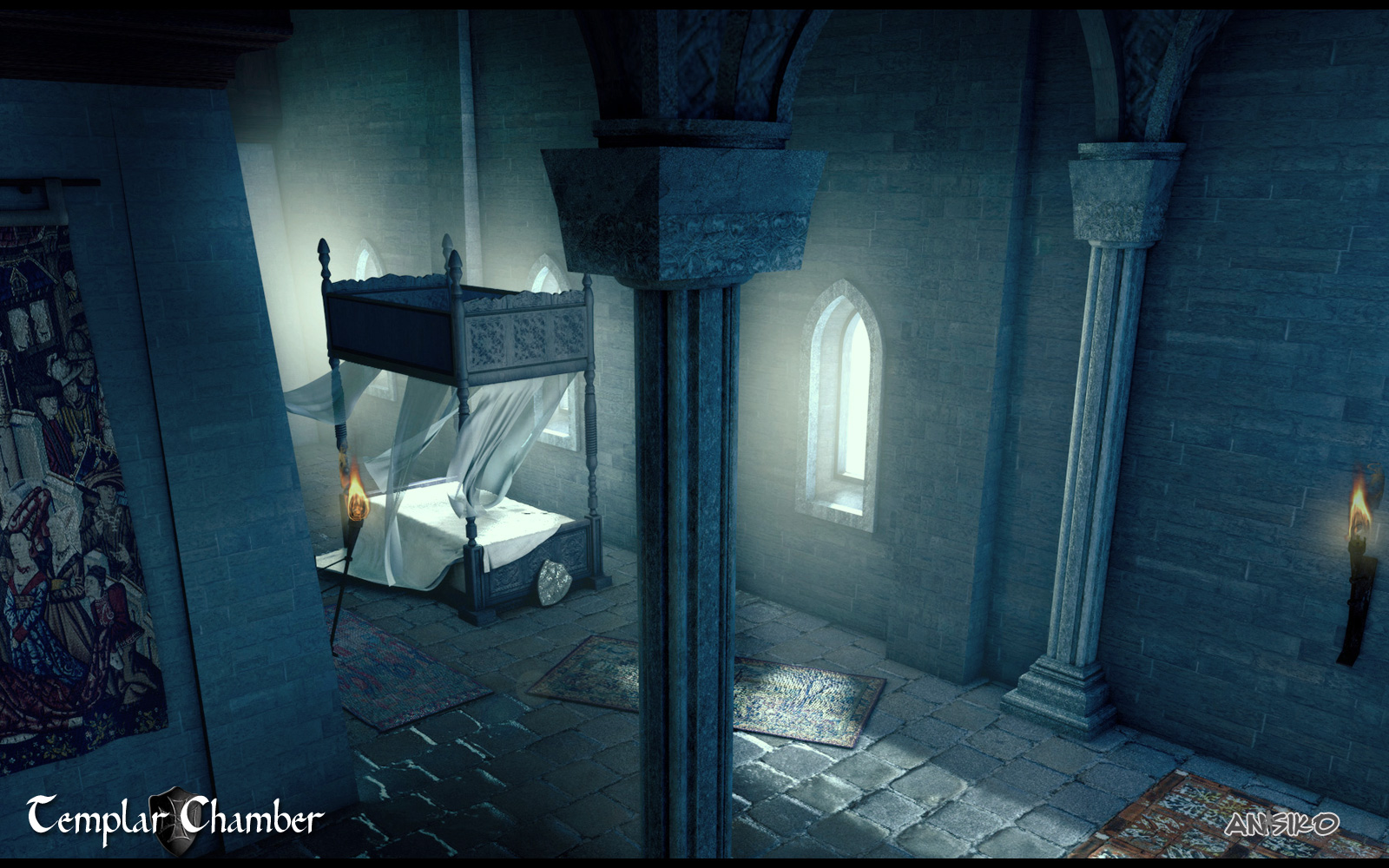 Templar Chamber | Daz 3D