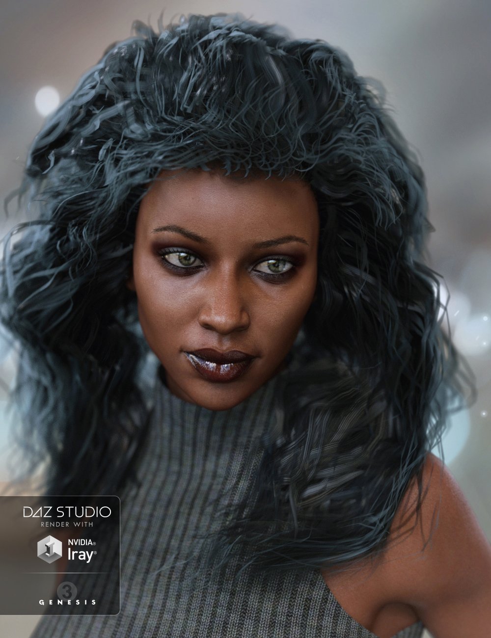 Heart Breaker Hair for Genesis 3 Female(s) by: 3DCelebrity, 3D Models by Daz 3D