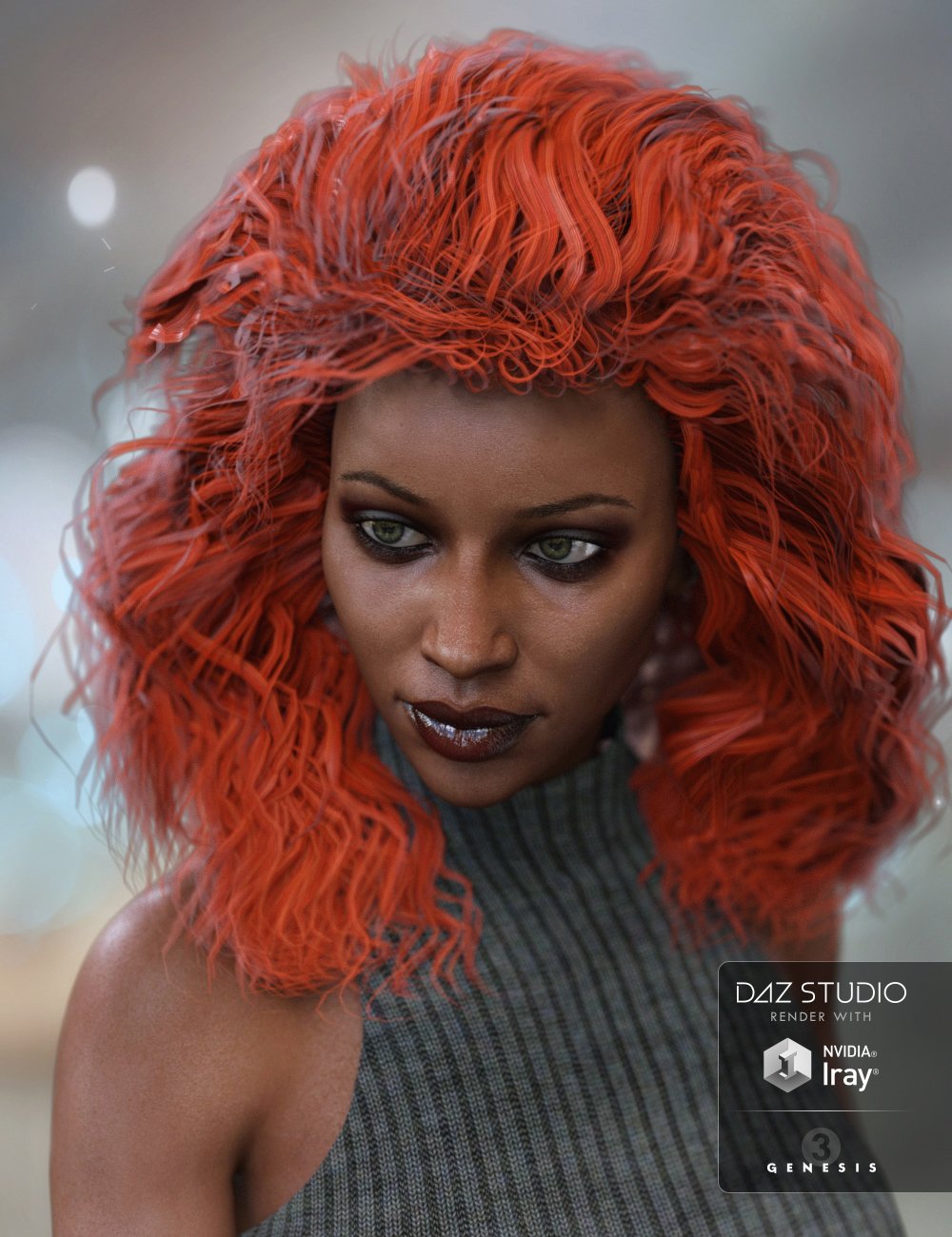 Heart Breaker Hair for Genesis 3 Female(s) by: 3DCelebrity, 3D Models by Daz 3D