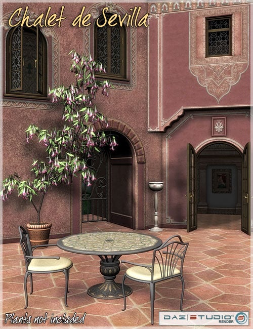Spanish Rose -- Chalet de Sevilla by: , 3D Models by Daz 3D