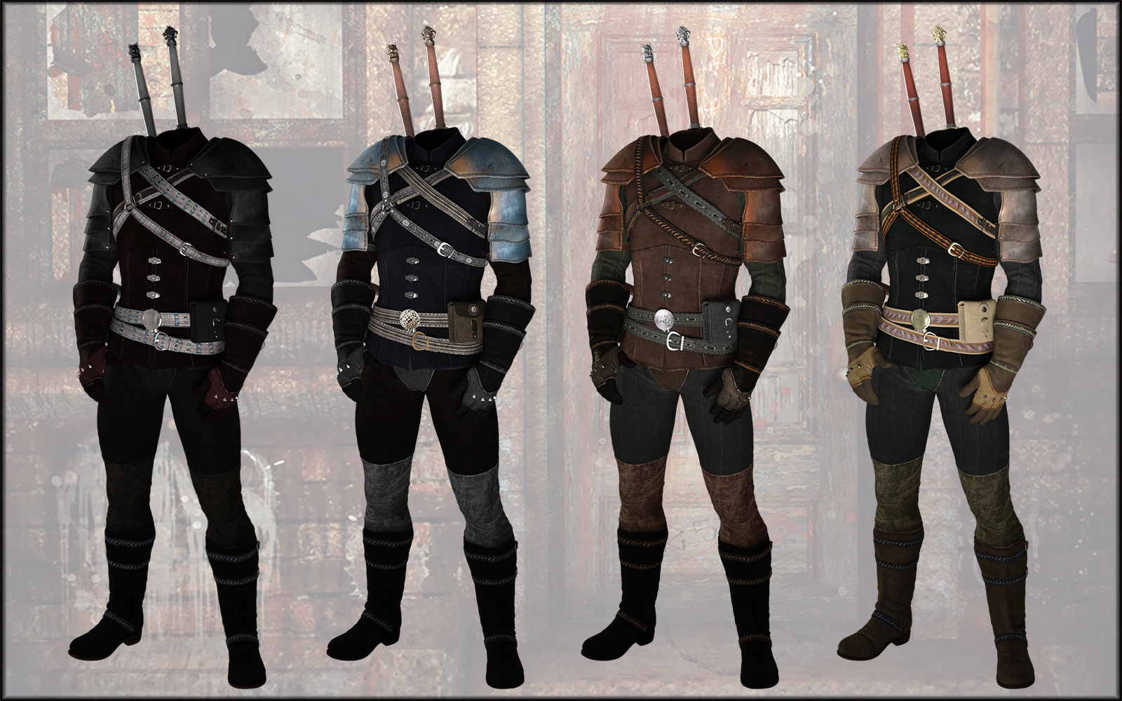 Hunter Gear Outfit Textures by: Shox-Design, 3D Models by Daz 3D