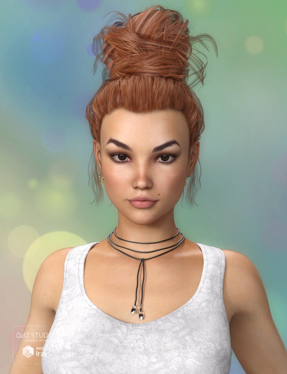 Morgane Hair for Genesis 3 Female(s) by: SWAM, 3D Models by Daz 3D