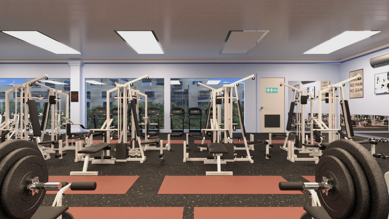 Workout Facility by: Tesla3dCorp, 3D Models by Daz 3D